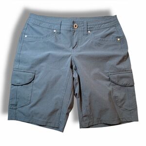 Kuhl Women’s 10” Freeflex Black Cargo Shorts Size 4  Hiking Campcore #6417